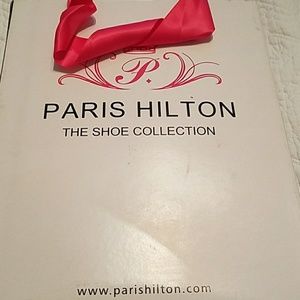 Paris Hilton black heels